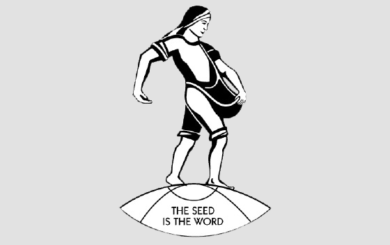 The Sower Logo Man