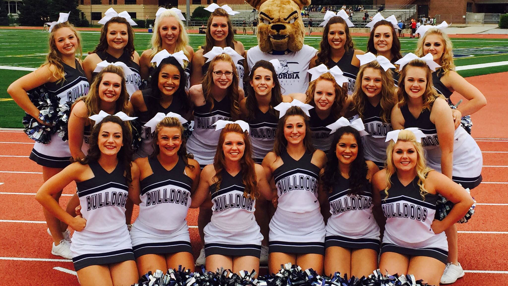 Bulldog Cheerleaders Soar to New Heights The Sower Newspaper