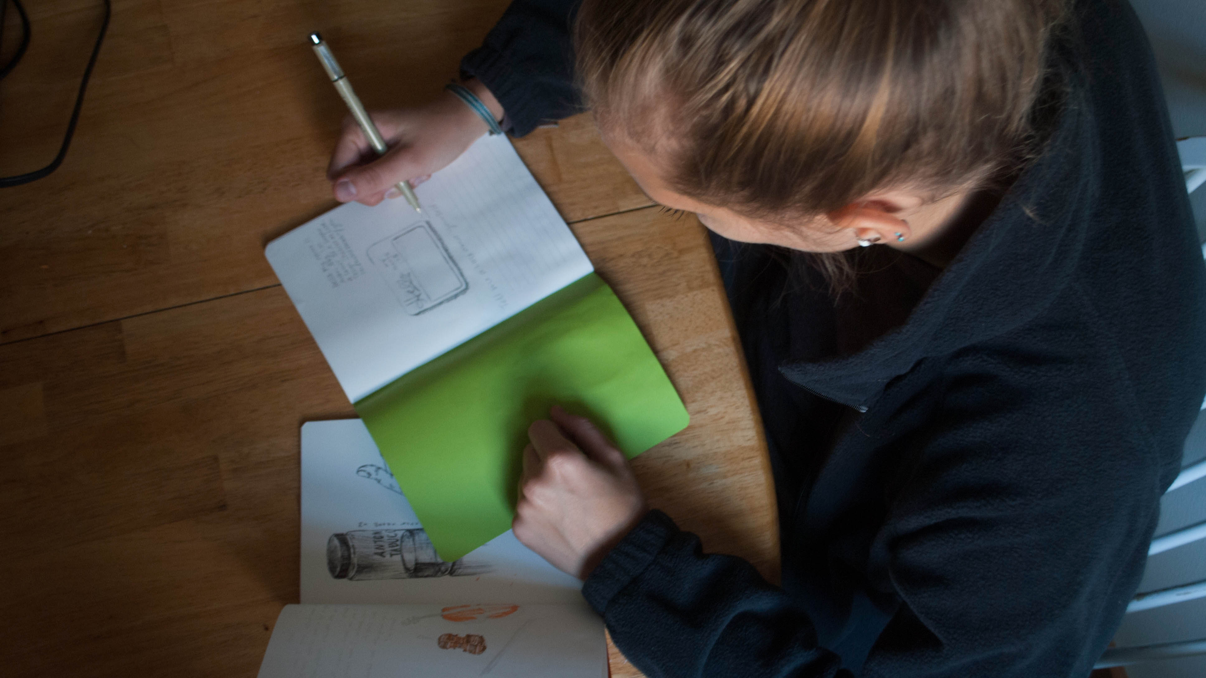 Art Department Organizes Sketchbook Exchange Program with Lutheran High