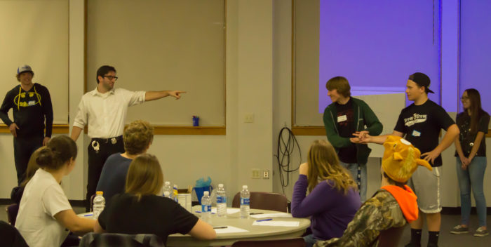Mission IMPROVable Performs for SAC’s New Event, Comedy Murder Mystery Night