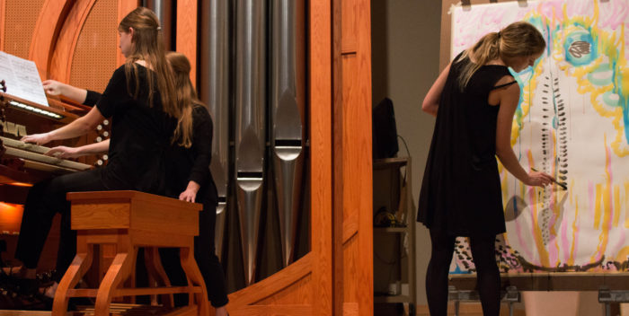 Music and Art Departments Collaborate on Spring Music Recital