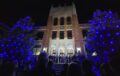 Tenth annual Christmas tree lighting brings students, faculty, community to Weller Hall
