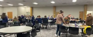 Church Work Students gather for fellowship over board games in first Ministry Ties event