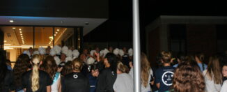 Bulldogs gather in quad for homecoming rally