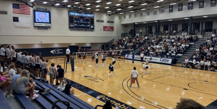 Volleyball wins away in South Dakota