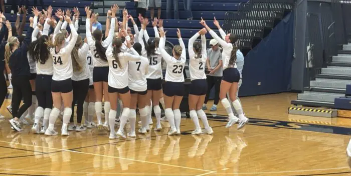 Persistence leads Concordia volleyball to a 3-1 victory over the College of Saint Mary