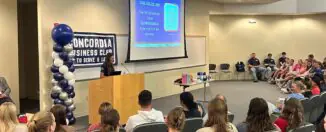 Business Club hosts Olympic athlete at Leadership and Ethics Symposium