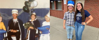 Concordia crowns relatives of 1995 Homecoming King and Queen as Homecoming royalty during 2026 festivities
