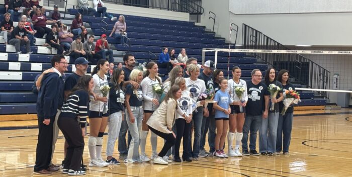 Concordia volleyball stays undefeated in Senior Day win against Morningside